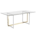 thumbnail image 1 of Mesa de Comedor Kessa Muebles Olga Dorado y Plateado, 1 of 1