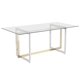 thumbnail image 1 of Mesa de Comedor Kessa Muebles Olga Dorado y Plateado, 1 of 1