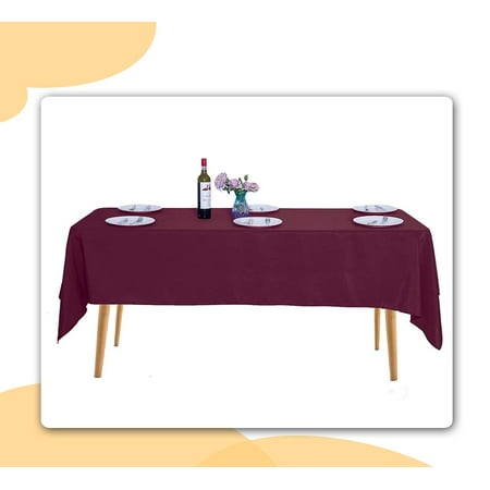 

2pack Burgundy Rectangular Tablecloth