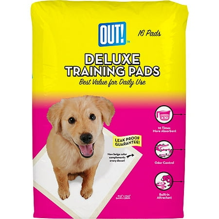OUT! Deluxe Puppy Housebreaking Pads, 16-Count