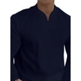 thumbnail image 2 of Cilcicy Men Relaxed Sports Elastic Comfort Long Sleeve Fall V-Neck Shirt, 2 of 4