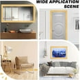 thumbnail image 4 of 90.5x3.14in Peel and Stick Wallpaper Border Molding Gold Self Adhesive Flexible 3D Baseboard Trim Mirror Sticky Wall Edging Base Lines Foam for Bedroom Bathroom Hotel Home DIY Decor, 4 of 9