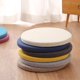 thumbnail image 4 of Xiao Hua Cojín redondo suave para silla de dormitorio, oficina, cocina, comedor, antideslizante, 40 cm, gris claro, 4 of 5