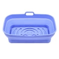 thumbnail image 1 of Foldable Air Fryer Liner Silicone Air Fryer Basket Insert with Raised Edges Universal Baking Tray Kitchen Cooking Accessory, 1 of 8