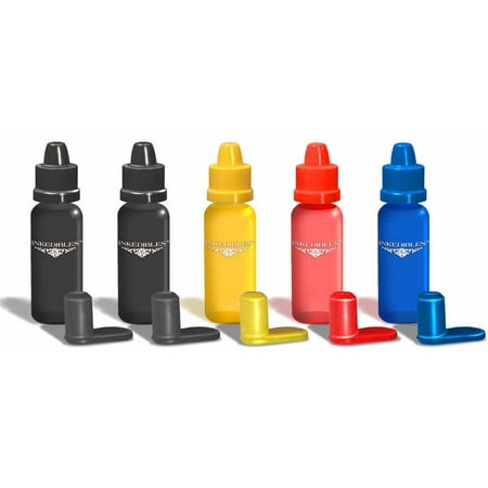 YummyInks Twist-and-Pour Refill Pack for Canon Edible Ink (Best Refill Ink For Canon Printers)