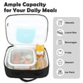 thumbnail image 6 of GYEUKHAM Kids Lunch box Insulated Soft Bag Mini Cooler Back to School Thermal Meal Tote Kit for Girls,Boys,Black, 6 of 8