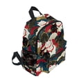 thumbnail image 2 of FORMRS School Backpack with Front Zippered Pocket 12" Elementary Student Travel Daypack, White Lucky Cat, 2 of 6