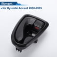 thumbnail image 4 of Mango de puerta interior del lado del pasajero delantero y del lado del pasajero trasero derecho para Hyundai Accent 2000-2005, mango de puerta interior No.826202500 Negro 1 Pc, 4 of 6