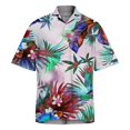 thumbnail image 1 of Camisas De Sport Para Hombre Camisa de manga corta con estampado digital 3d de ocio de tendencia de moda de playa de turismo de vacaciones de verano para hombres (Red, 4XL), 1 of 3