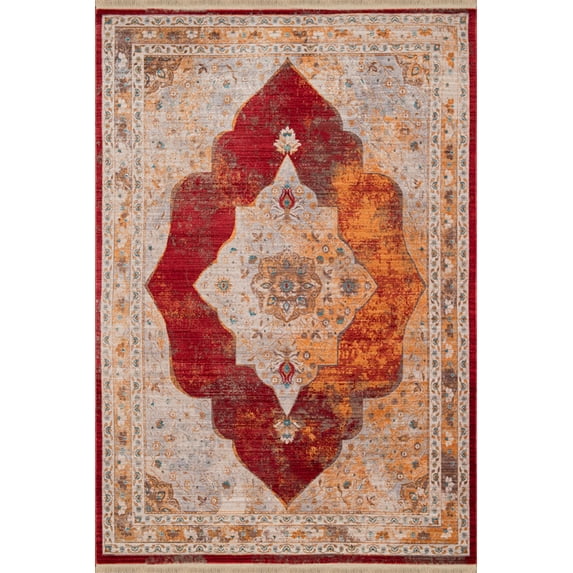 Monaco Monegasque Garnet Oversize Rug