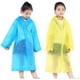 thumbnail image 1 of Ponchos de lluvia para niños, poncho de lluvia impermeable para niños, impermeable portátil reutilizable para niños y niñas de 6 a 12 años, para la escuela, camping, emergencia (2 piezas) Xemadio ZJWJ050, 1 of 7