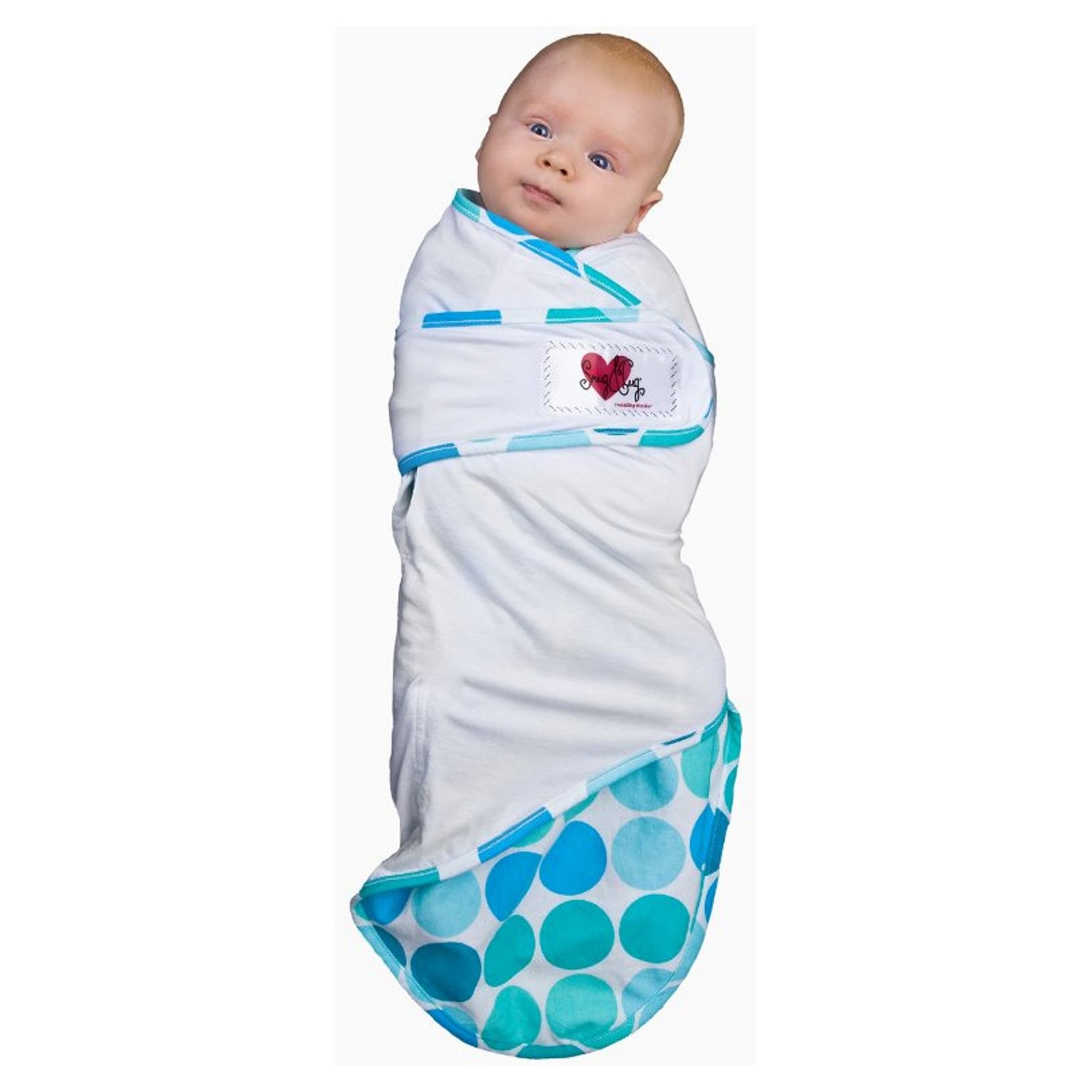 Snug and Tug Swaddle Blanket, Caribbean Blue Small, Swaddles, Unisex