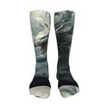 thumbnail image 5 of Kdxio Cloud White Dragon Funny Silky Novelty Funky Long Knee High Socks Soft 3D Print Cosplay Crazy Stockings for Men Women, 5 of 8