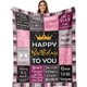 thumbnail image 1 of LHSHID Birthday Gifts for Women/Girls/Her Happy Birthday Decorations Blanket Gifts for Women Birthday Unique Birthday Gifts for Mom/Daughter/Friend/Sisters Women Birthday Gift Ideas 30"x40", 1 of 7
