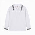 thumbnail image 1 of Splozh Chemise Boutonnée pour Filles Été Basique Décontractée à Manches Longues Chandails à Enfiler Chemise Boutonnée pour Filles Chemise à Col pour Filles, Violet Pâle, 7-8 Ans, 1 of 4