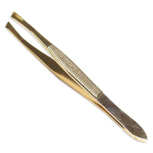 3 Inch Angled Golden Tweezers (Pack of 2) CARE28603Z02 Walmart