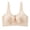 Beige, variant on Underwire Lace Bras for Women Plus Size 8 Hooks Side Support Full Coverage Sag Bralette
