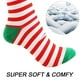 thumbnail image 3 of Calcetines novedosos para mujer & #39;s-Calcetines navideños hasta la rodilla-Calcetines divertidos para vacaciones Afortunado Sencillez, 3 of 5