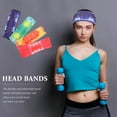 thumbnail image 5 of 4 Pcs Polyester Sports Tie Dye Headband Multifunction European American, 5 of 6
