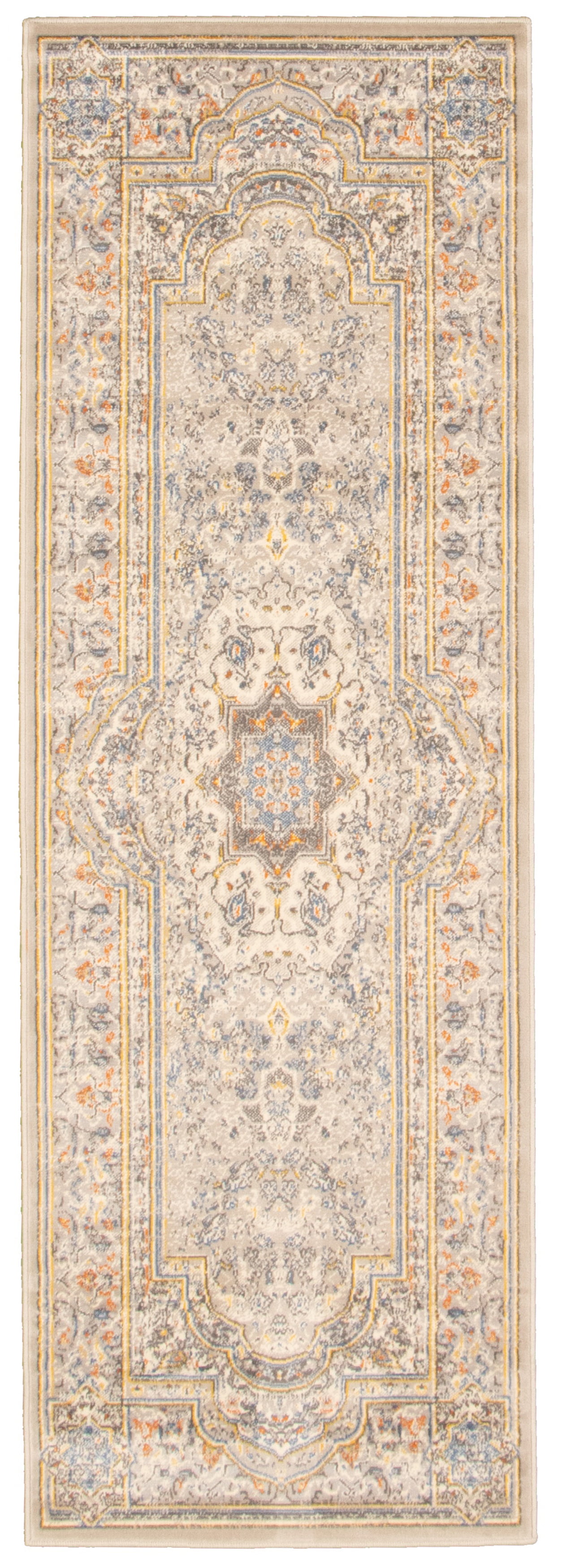 eCarpet Gallery Hand-Knotted 349133 Area Rug for Living Room Bedroom Cowhide Patchwork Accent Blue Rug 5'1 x 8'0 