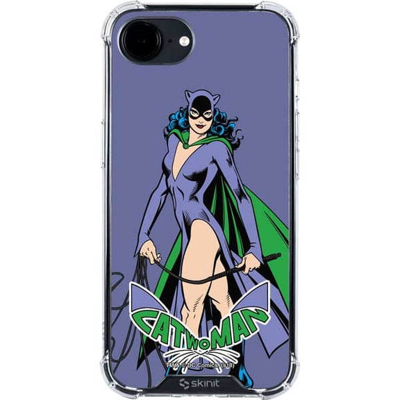 Skinit DC Comics Batman Catwoman Classic Art Pose iPhone 16e Clear Case
