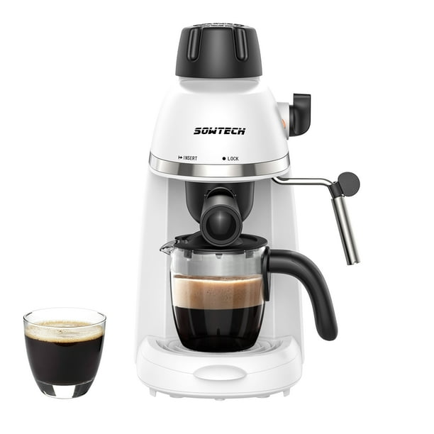 SOWTECH Espresso Machine coffee maker Cappuccino Latte Machine White 3.