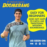 Soft Traditional Boomerang - Black Tribal - Refresh Sports