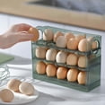 thumbnail image 4 of Bandeja de Huevos, Caja de Almacenamiento de Huevos Frescos para Encimera, Cocina, Nevera, perfecl Titular de huevo, 4 of 8