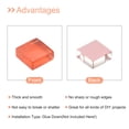 thumbnail image 4 of Uxcell Micro Glass Tiny Mini Mosaic Tile Orange 220 Pack, 4 of 6