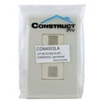 thumbnail image 2 of Construct Pro 3-Port Keystone Wall Plate with Screwless Face (Color: Light Almond), 2 of 5