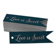 thumbnail image 1 of Inkdotpot Love Is Sweet Wedding Bottle Tag Real Rose Gold Foil Favor Hang Tags Pack Of 50, 1 of 6