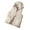 Beige, variant on Sale！Womens Warm Jacket Long Sleeve Coats Down Jacket Lightweight Hooded Short Large Size Fall Winter Plus Down Warm Jacket