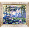 thumbnail image 1 of La Pastiche Claude Monet 'Water Lilies' Hand Painted Framed Canvas Art, 1 of 5