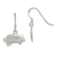 thumbnail image 1 of Beautiful Sterling Silver Satin Pig Earrings, 1 of 2
