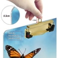 thumbnail image 3 of FMSHPON Zen Stones Butterfly Clipboard Hardboard Wood Nursing Clip Board and Pull for Standard A4 Letter 13x9 inches, 3 of 5