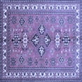 thumbnail image 1 of Ahgly Company Indoor Square Persian Blue Traditional Area Rugs, 8' Square, 1 of 4