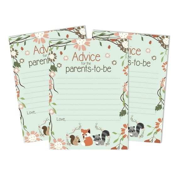 Inkdotpot 50 Baby Alphabet ABC Game Animals Baby Shower Game-Gender Neutral Party Supplies