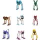 thumbnail image 3 of Bloques de construcción 9 en 1 con forma de oso y conejo de dibujos animados para niños, juguete de bloques de construcción con forma de rayuela, gato, siesta, regalo de cumpleaños, 3 of 4