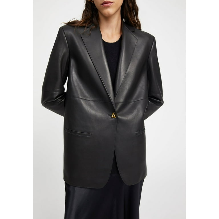 レザージャケット・コート Aeron Mercedes - Classic Leather Blazer Aeron Mercedes - Classic Leather Blazer (Women's) - Walmart.com