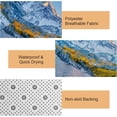 thumbnail image 5 of 4 Pcs Christmas Star Shower Curtain Sets with Rugs for Bathroom Decor,Sky Night Bathroom Shower Curtain Sets,Twinkle Bathroom Sets with Shower Curtain and Rugs, 5 of 7