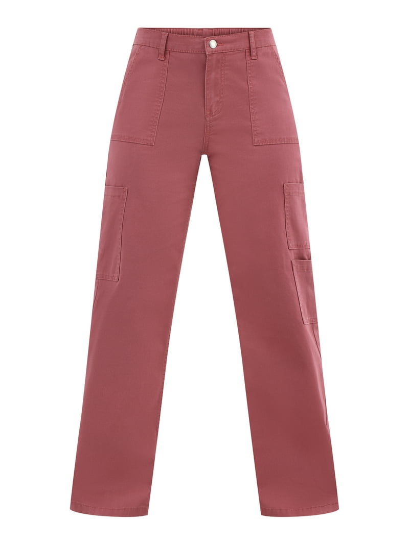 No Boundaries Wide Leg Cargo Pants, 31.5'' Inseam, Women's