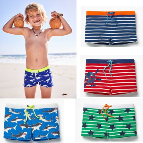 Emmababy petiteBoy Kids Swimming Shorts Swimwear Summer Beach Swim Trunks Pants Clothes, Boy's, Size: 100, Red