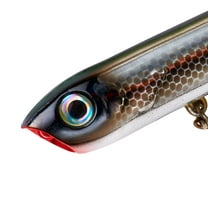 Heddon Chug'n Spook Jr Topwater Black Shiner 3 1/2" 1/2 oz.