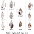 thumbnail image 2 of Colgantes en espiral Charm SUNNYCLUE con forma de concha de cauri, 16 unidades, dorados, 2 of 7