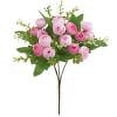 thumbnail image 2 of Wzzjkit Artificial Silk Flower Roses - Mini Bouquets of 15 Rosebuds,Wedding, Reception,Anniversary,Wreath,Bridal Showers Decor, 2 of 5