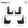 thumbnail image 2 of unique FOR BMW 7 Series 2016 2017 2018 2019 2020 2021 Fender Mudflaps Splash Guards Mudguards Mud Flaps car Accessories, 2 of 5