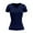 C154 Blue, variant on Gbsyewxs Womens Tops V Neck Short Sleeve Solid Color Loose Summer T Shirts For Women Army Green