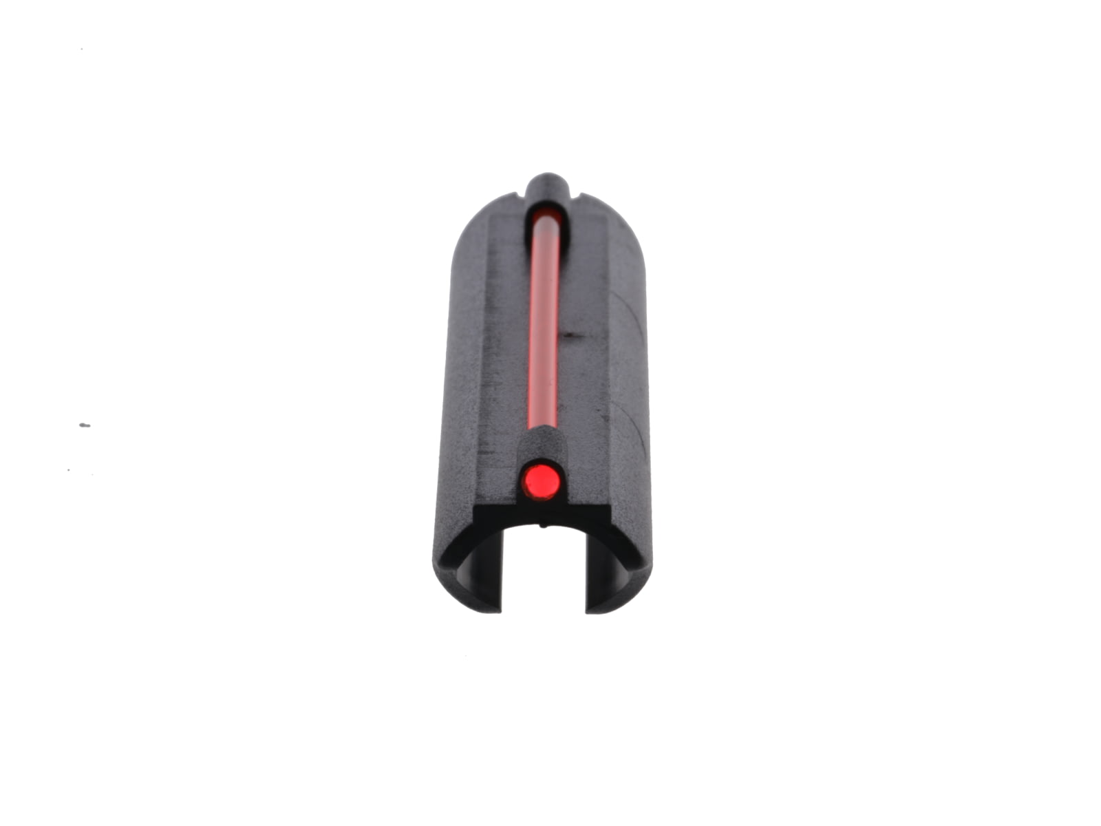 TRUGLO GLO-DOT II UNIVERSAL 410 GAUGE PLAIN BARREL FIBER OPTIC RED BLACK