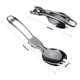 thumbnail image 5 of Cubiertos de acero inoxidable para exteriores, 3 uds., cuchara plegable de acero inoxidable, tenedor, cubiertos de acero inoxidable, 5 of 5