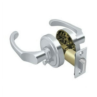 Deltana PRCLR2U26 Port Royal Chapelton Series Residential Lever Privacy Polished Chrome
